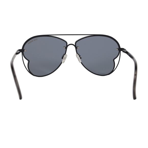 Steve Madden MONET Aviator Sunglasses - Black / Grey - NWT - Picture 7 of 9